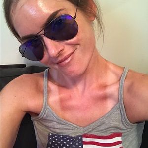 Authentic Ray-Ban aviators, in purple